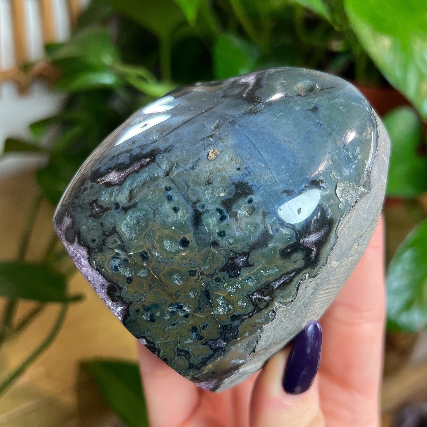 Amethyst Agate Nodule