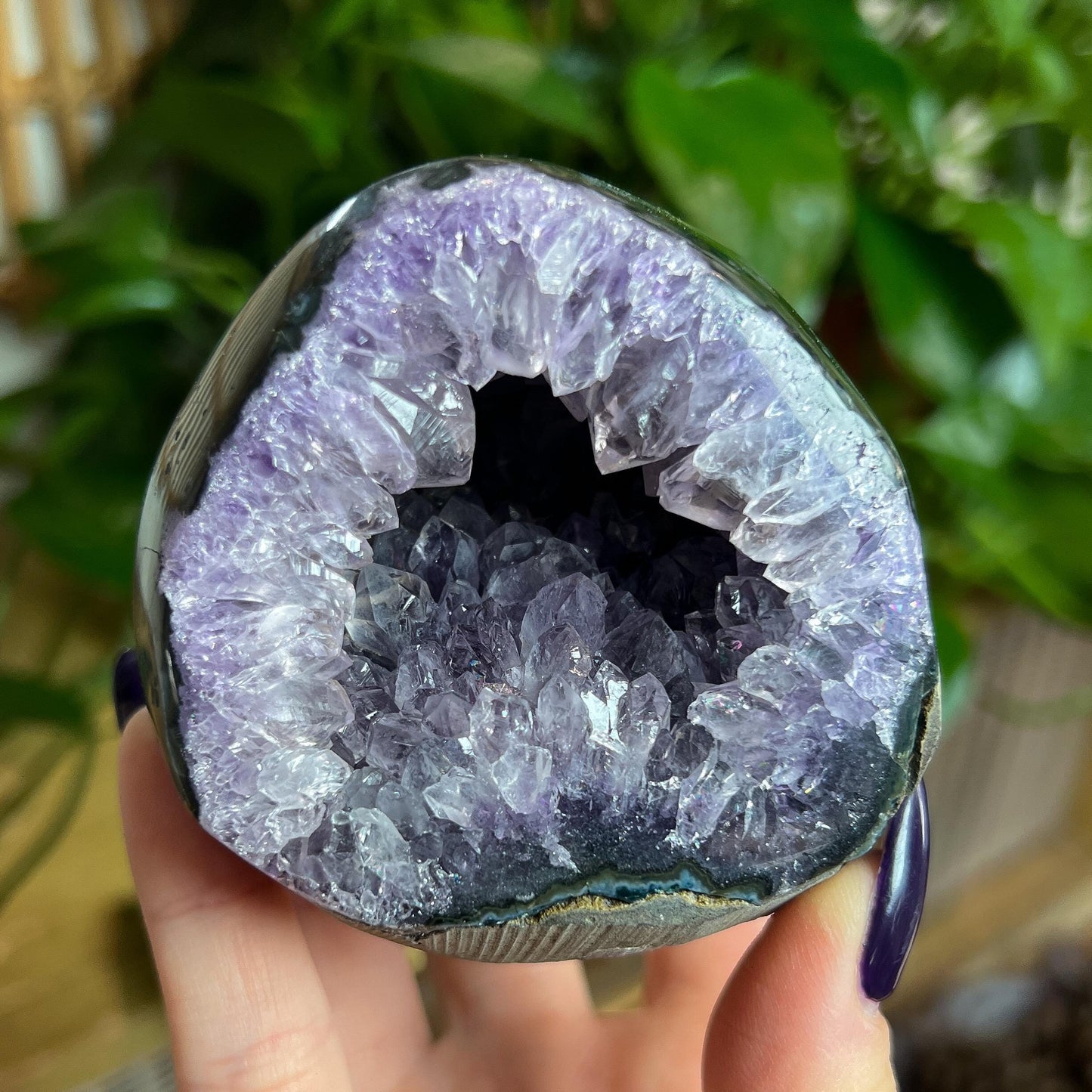 Amethyst Agate Nodule