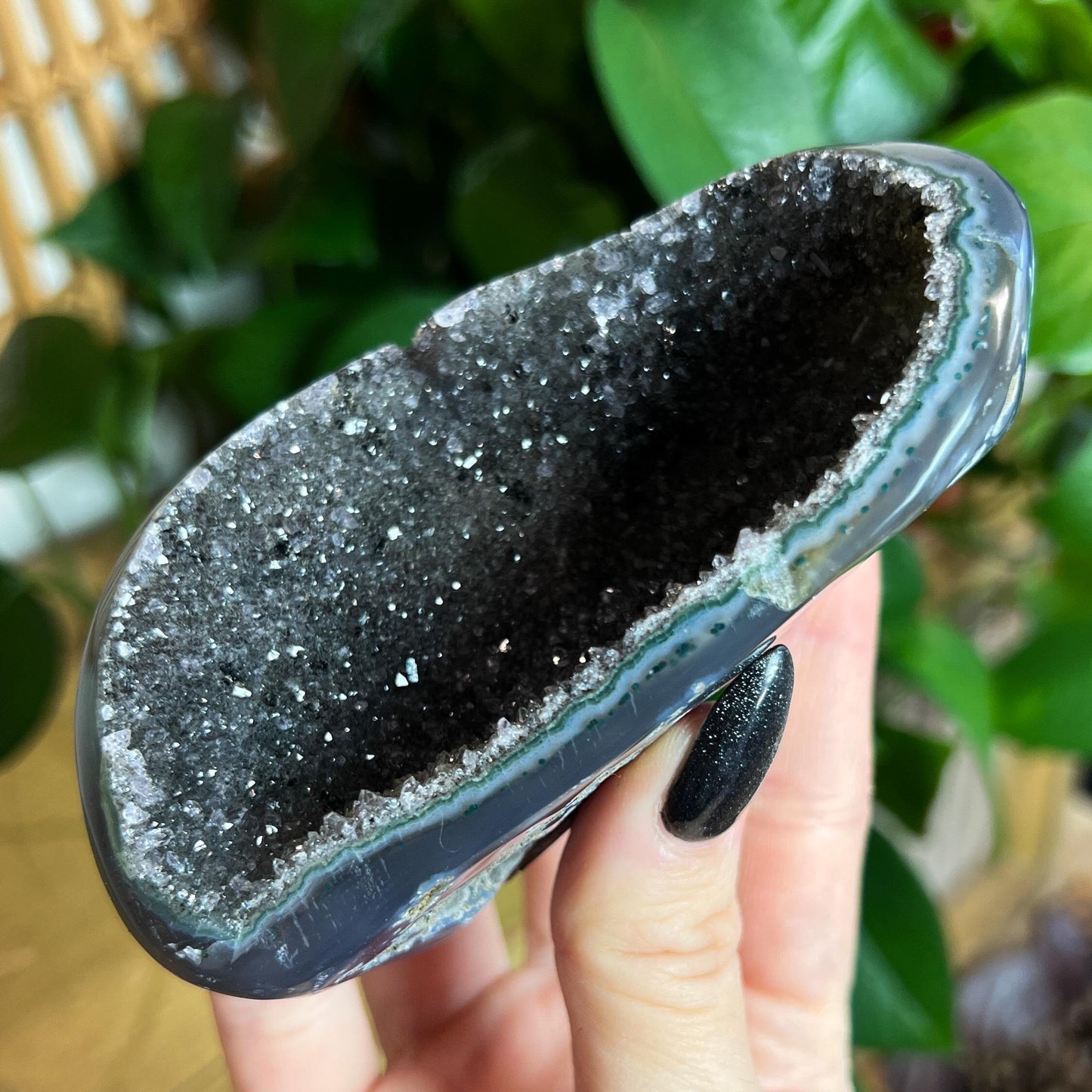 Black Galaxy Amethyst Cave