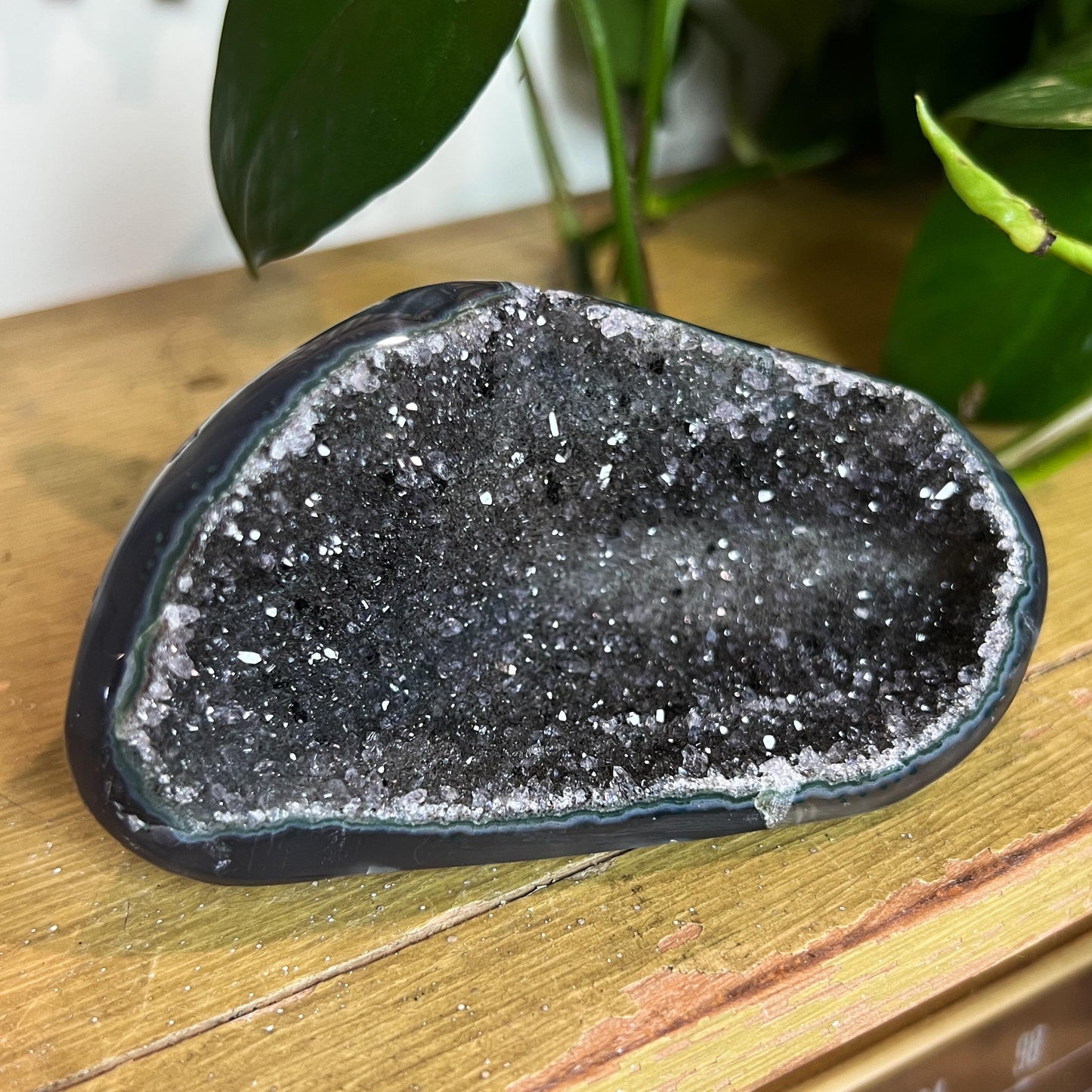 Black Galaxy Amethyst Cave