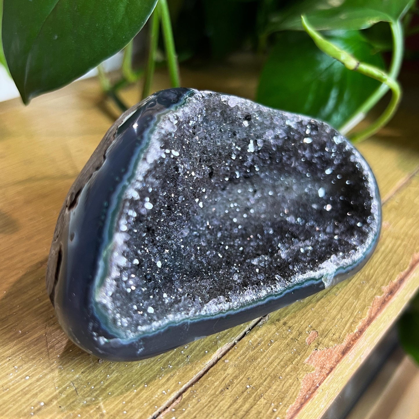 Black Galaxy Amethyst Cave