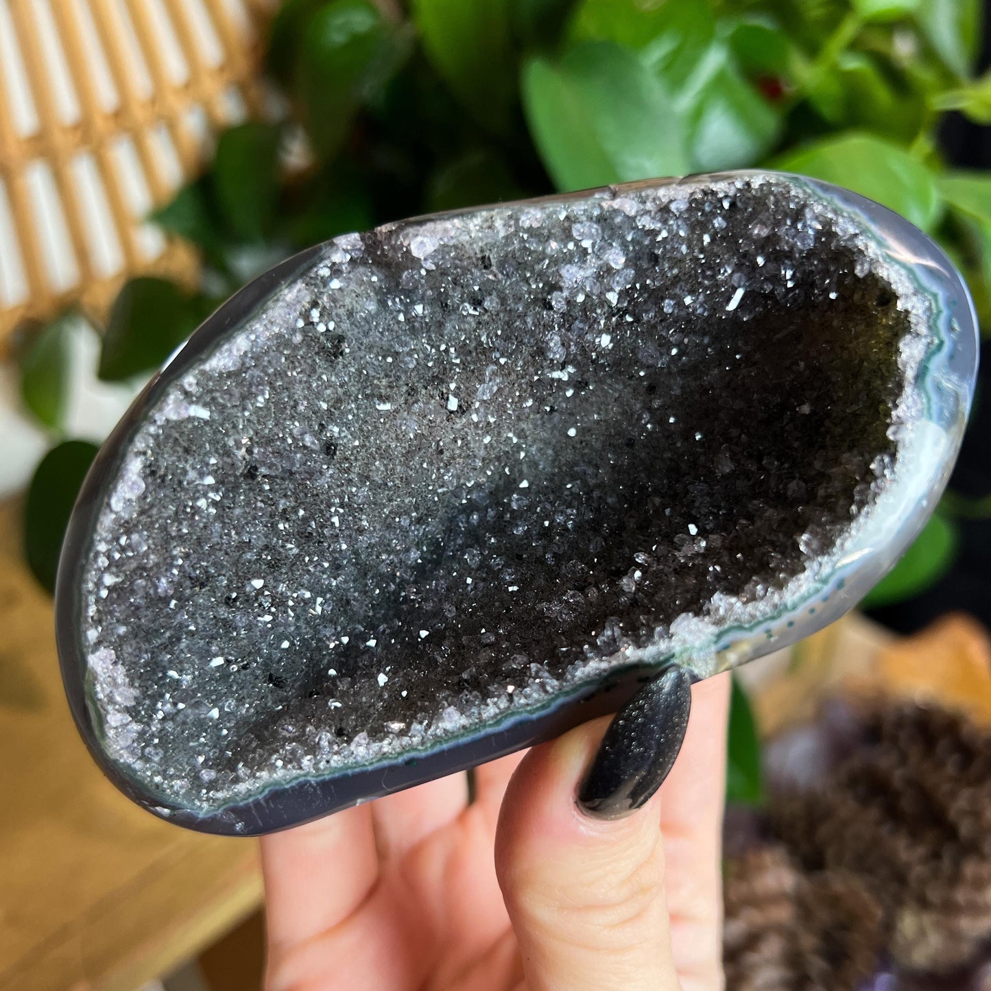 Black Galaxy Amethyst Cave