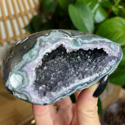 Druzy Amethyst Agate Cave
