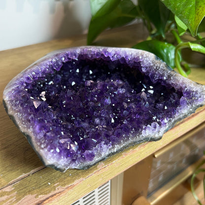 Standing Amethyst Agate Cluster