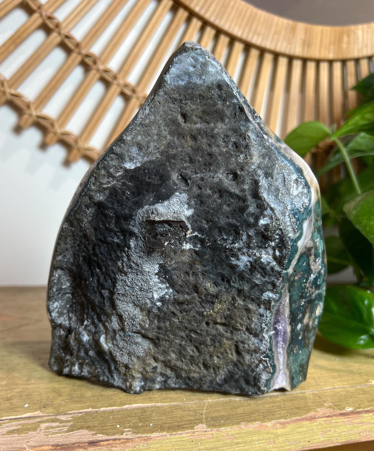 Standing Amethyst Agate Cluster