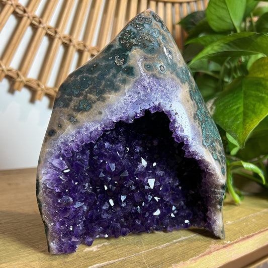 Standing Amethyst Agate Cluster