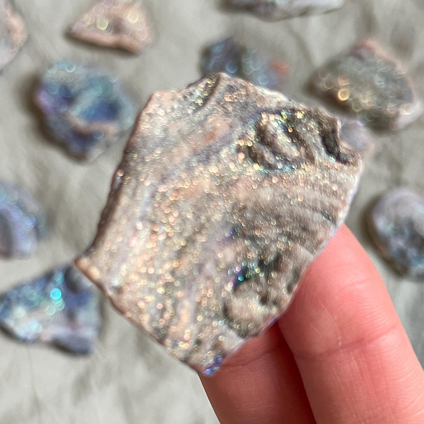Rainbow Aura Druzy Chalcedony