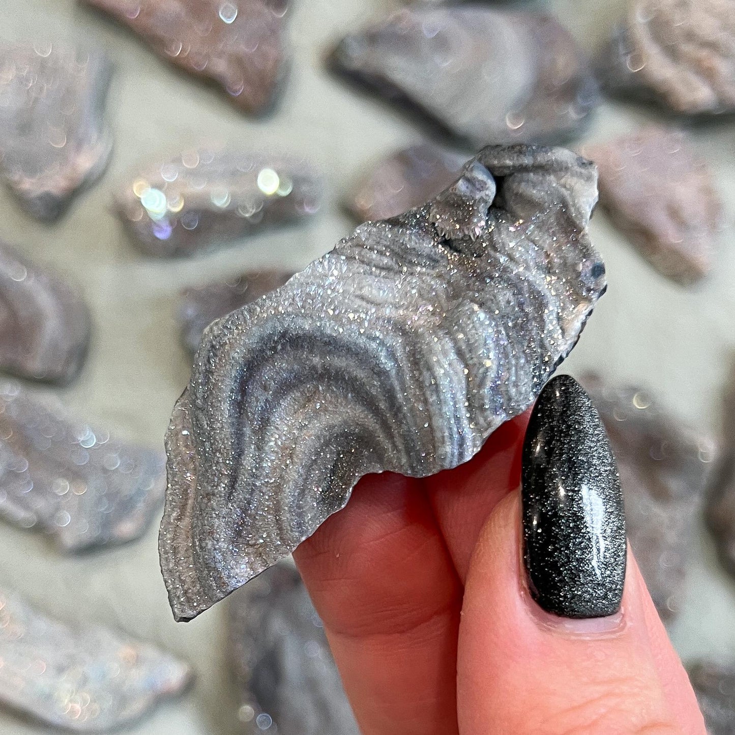 Rainbow Aura Druzy Chalcedony