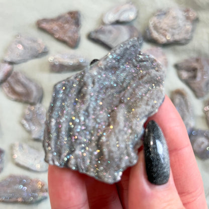Rainbow Aura Druzy Chalcedony