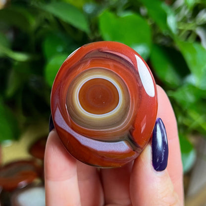 Red Sardonyx Palm Stones