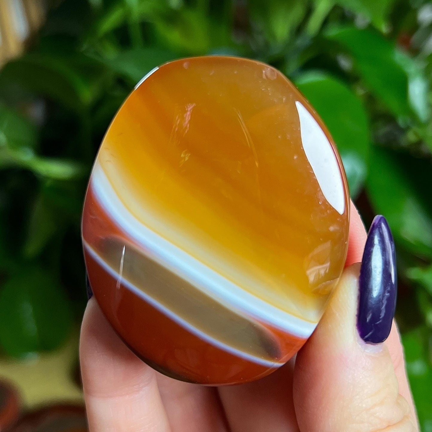 Red Sardonyx Palm Stones