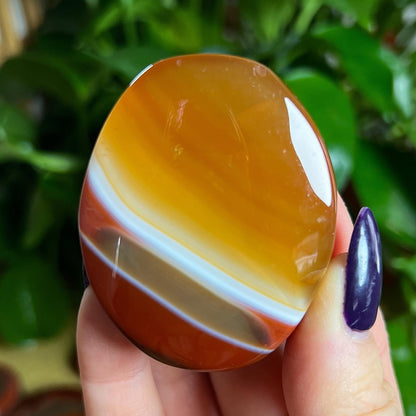 Red Sardonyx Palm Stones