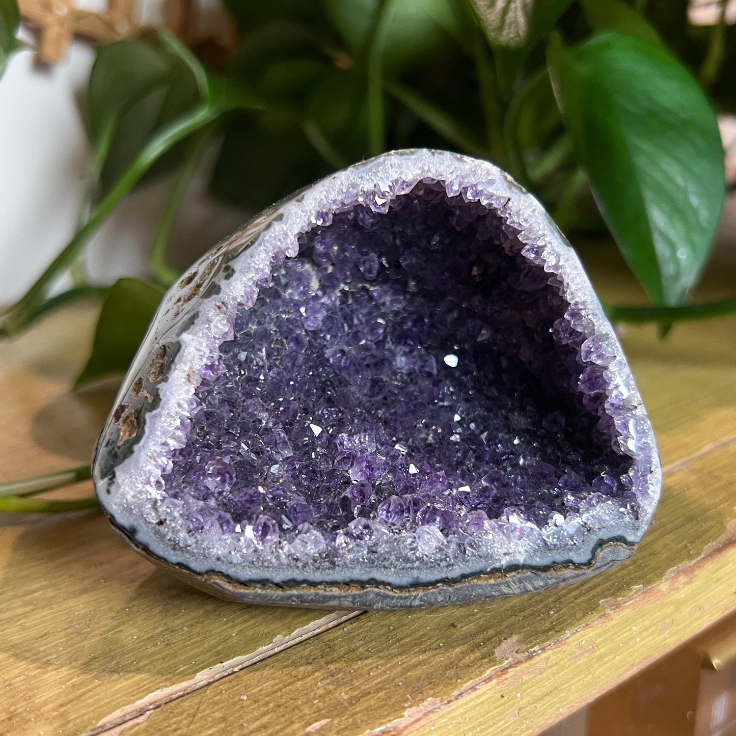Druzy Amethyst Agate Cave