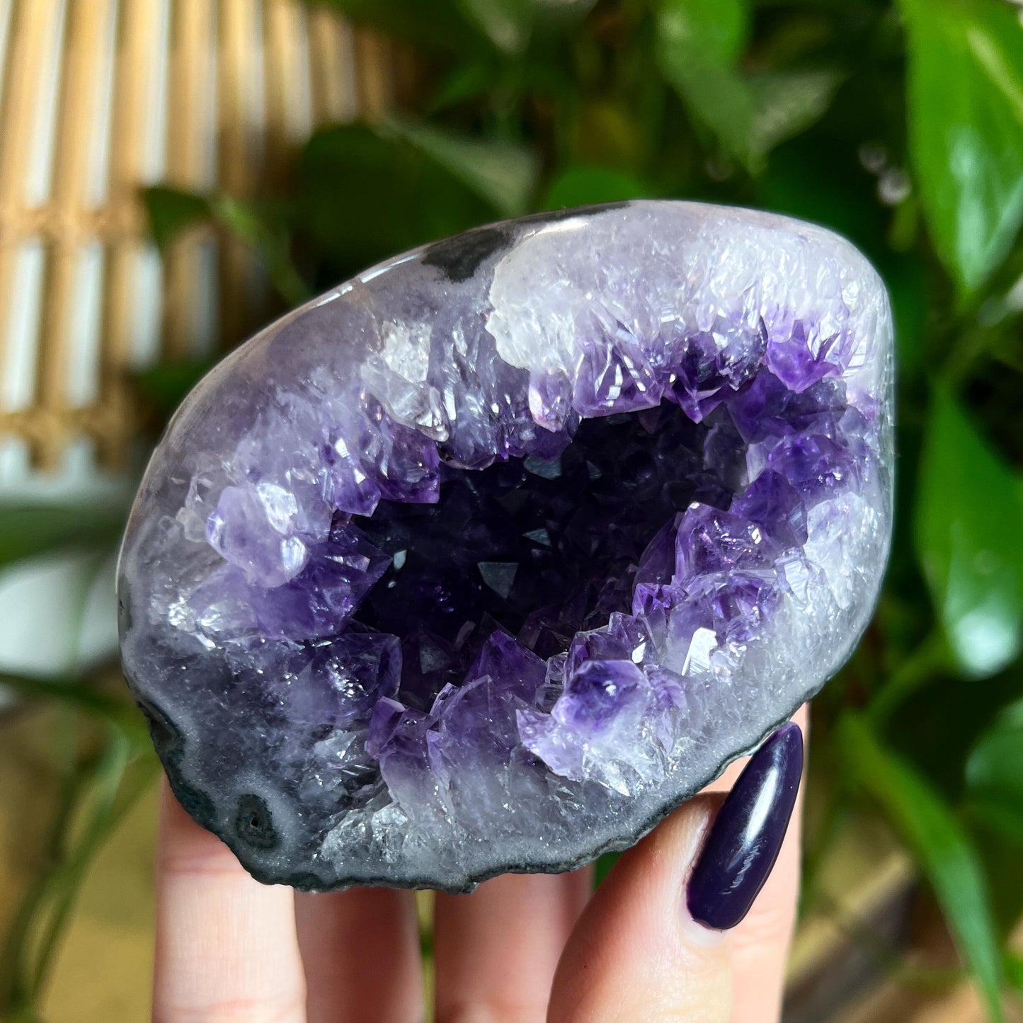Druzy Amethyst Agate Cave
