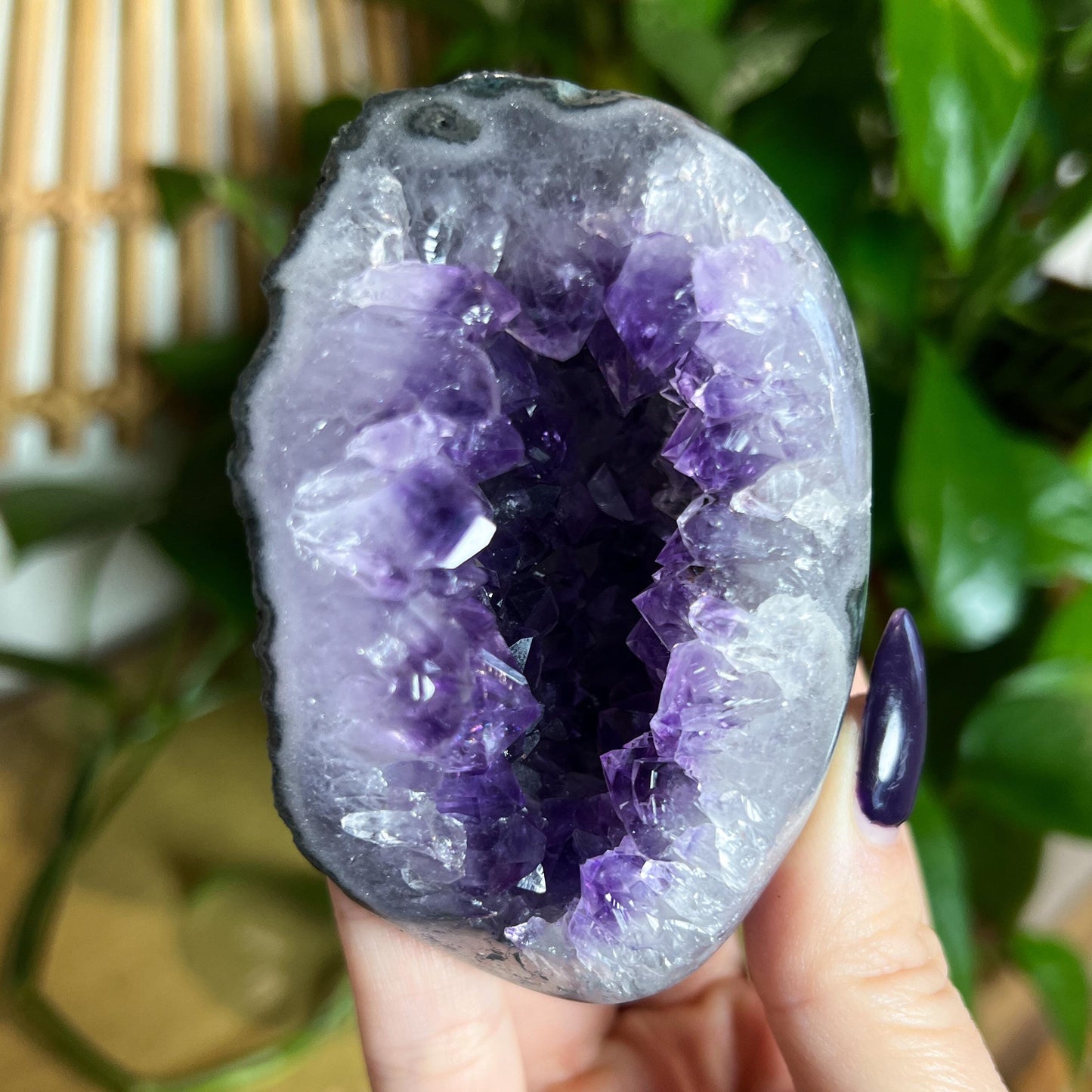 Druzy Amethyst Agate Cave