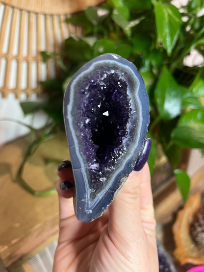 Druzy Amethyst Agate Cave