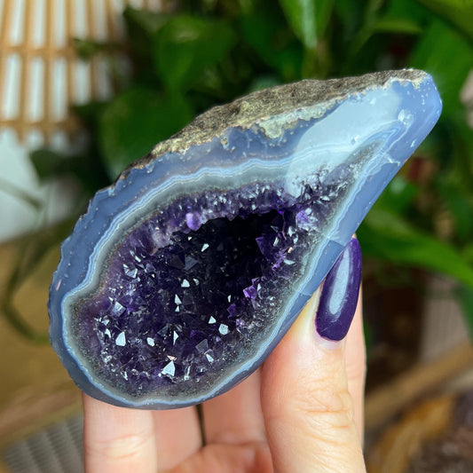 Druzy Amethyst Agate Cave