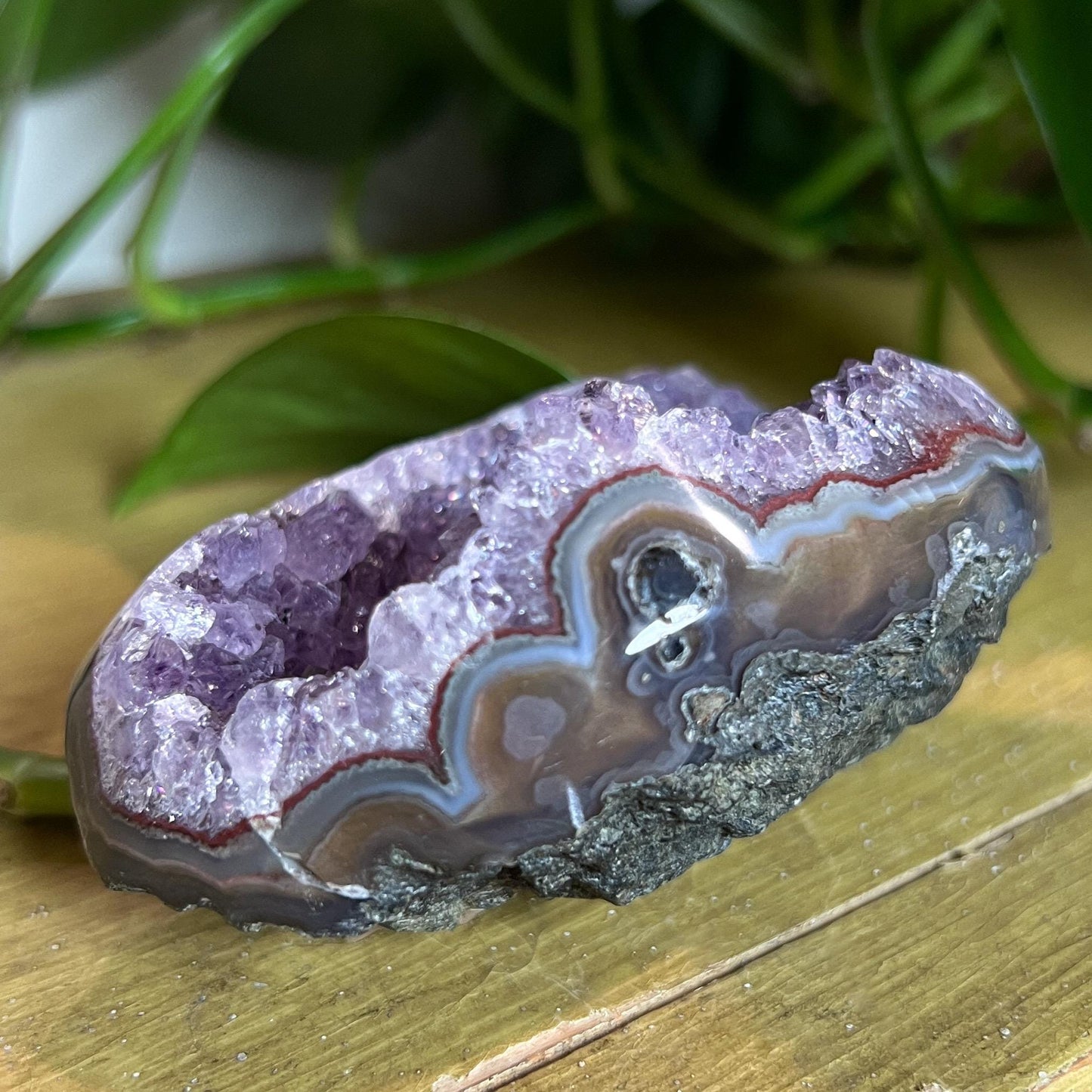 Druzy Amethyst Agate Cave