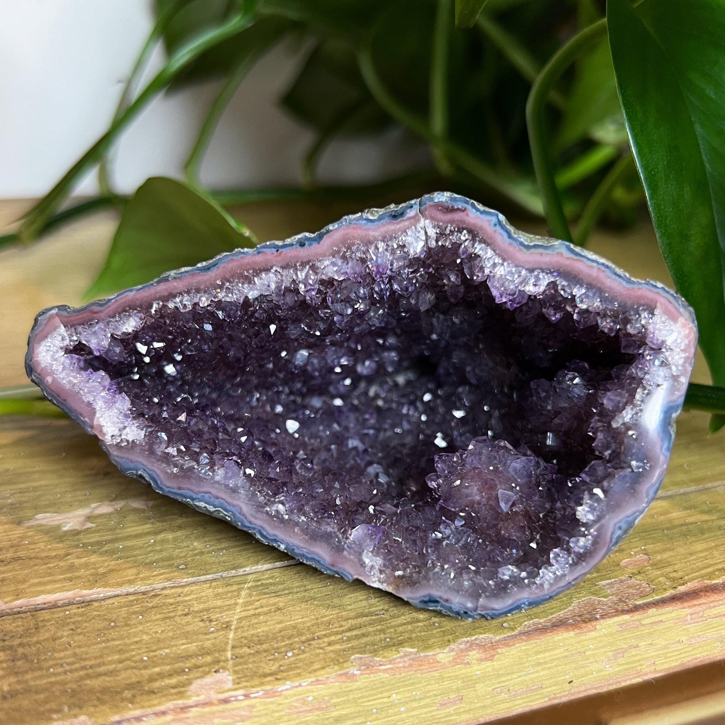Druzy Amethyst Agate Cave