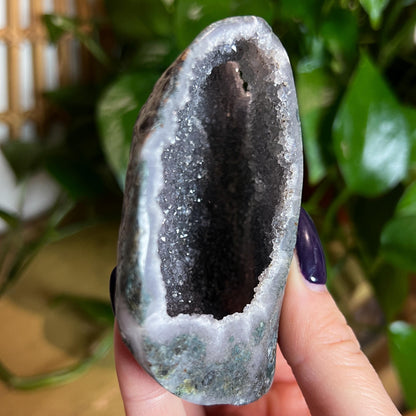 Gray Amethyst Geode Cave