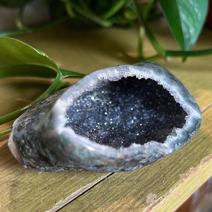 Gray Amethyst Geode Cave