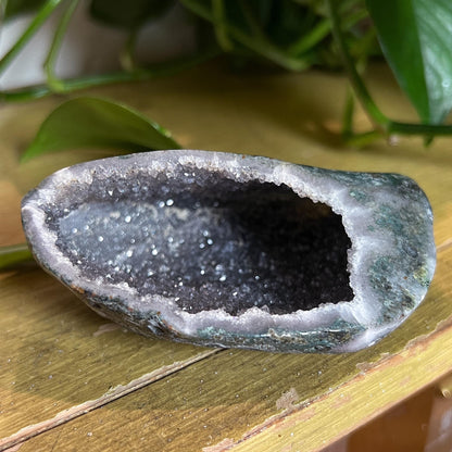 Gray Amethyst Geode Cave