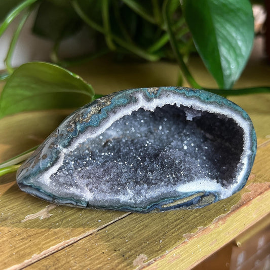 Gray Amethyst Geode Cave