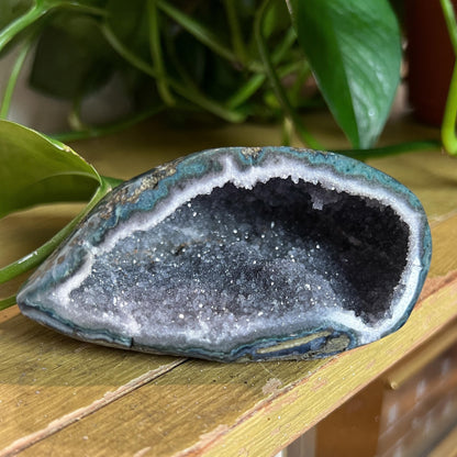 Gray Amethyst Geode Cave