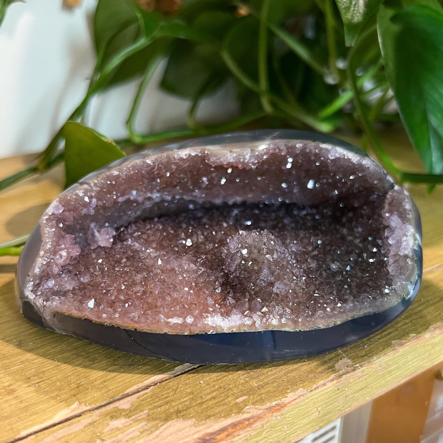 Druzy Amethyst Agate Cave
