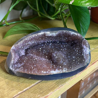 Druzy Amethyst Agate Cave