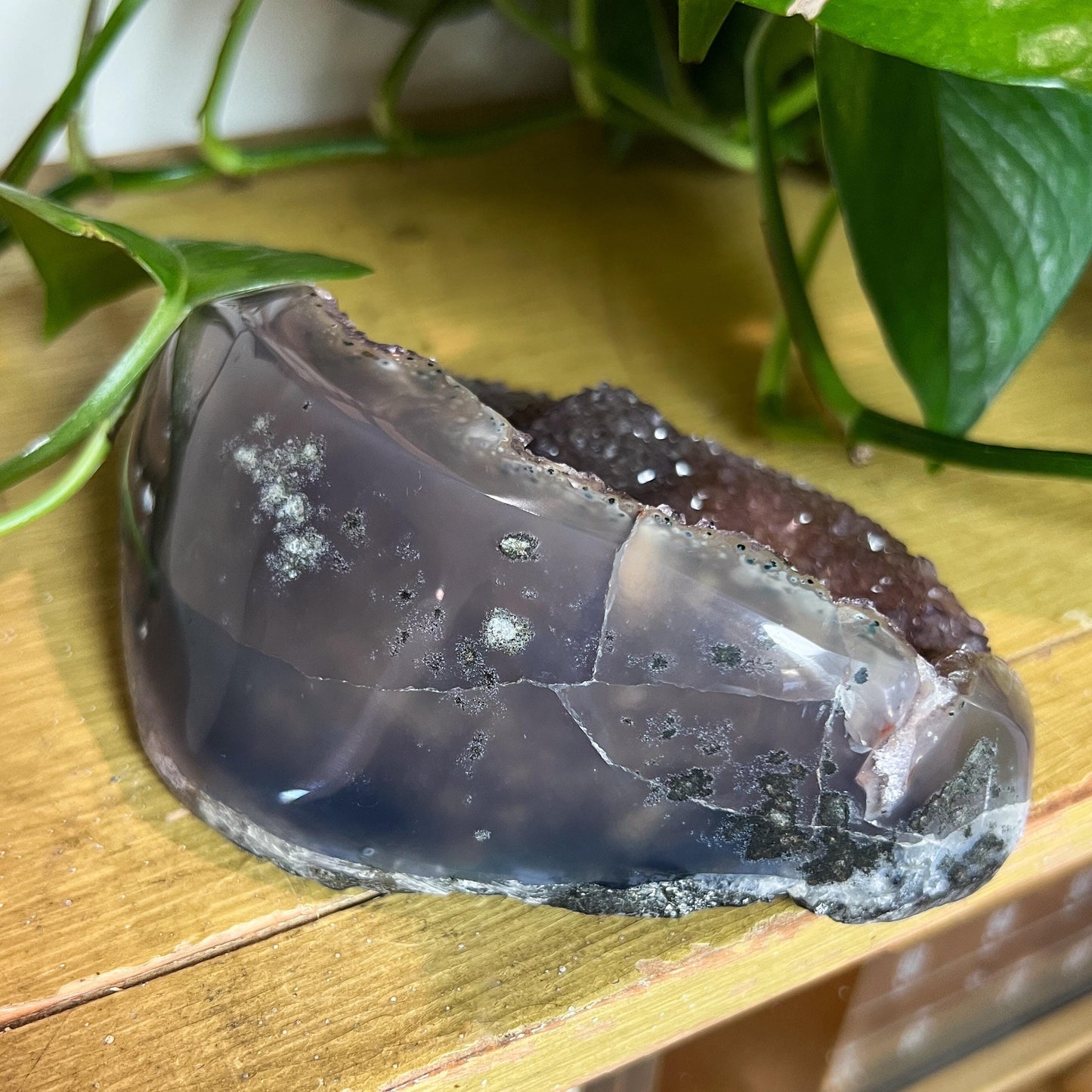 Druzy Amethyst Agate Cave
