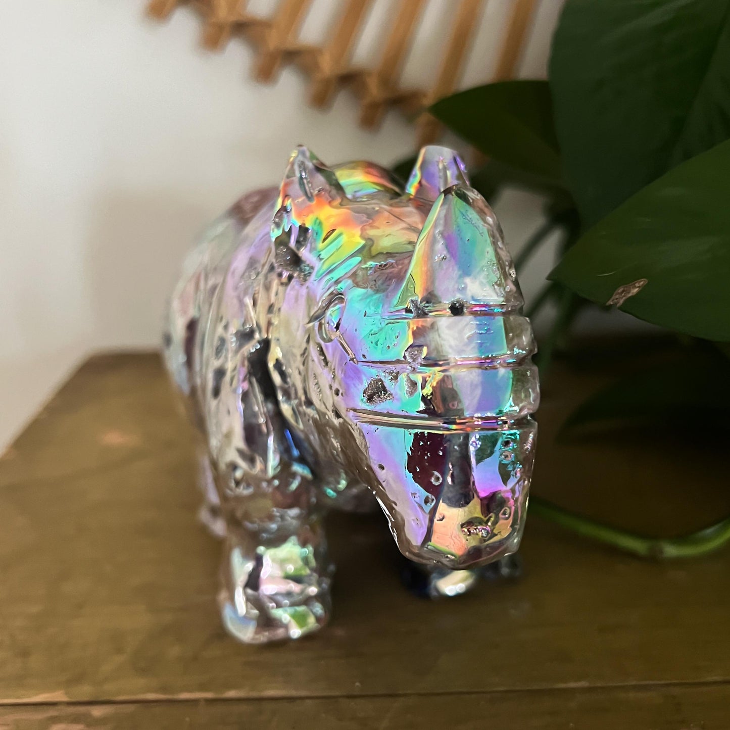Rainbow Aura Rhino