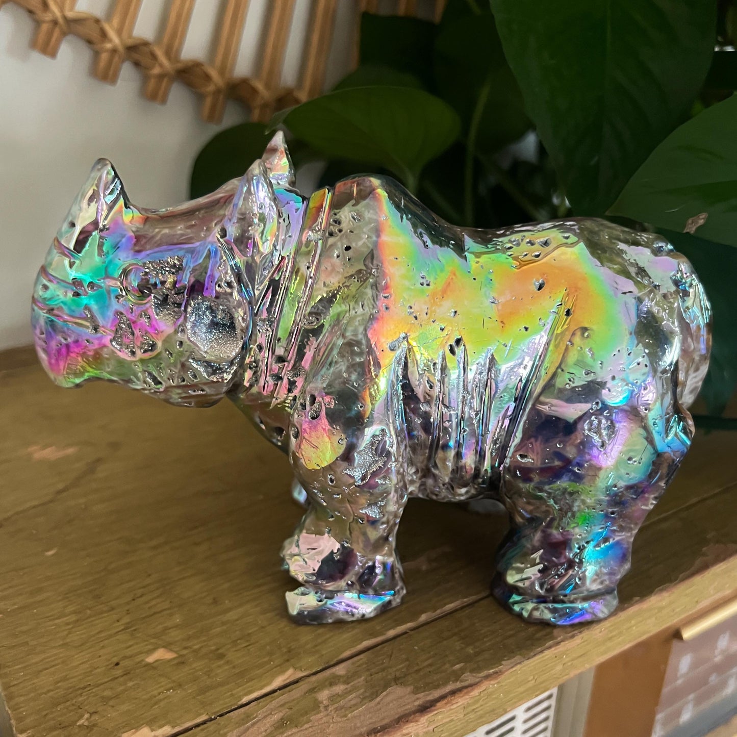 Rainbow Aura Rhino