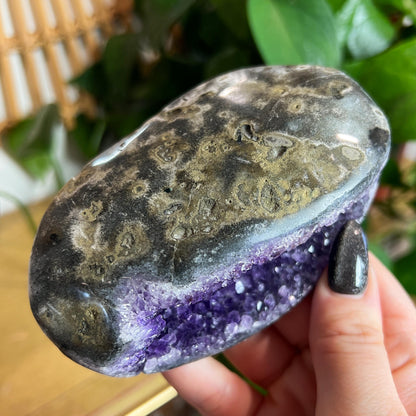 Druzy Amethyst Agate Cave