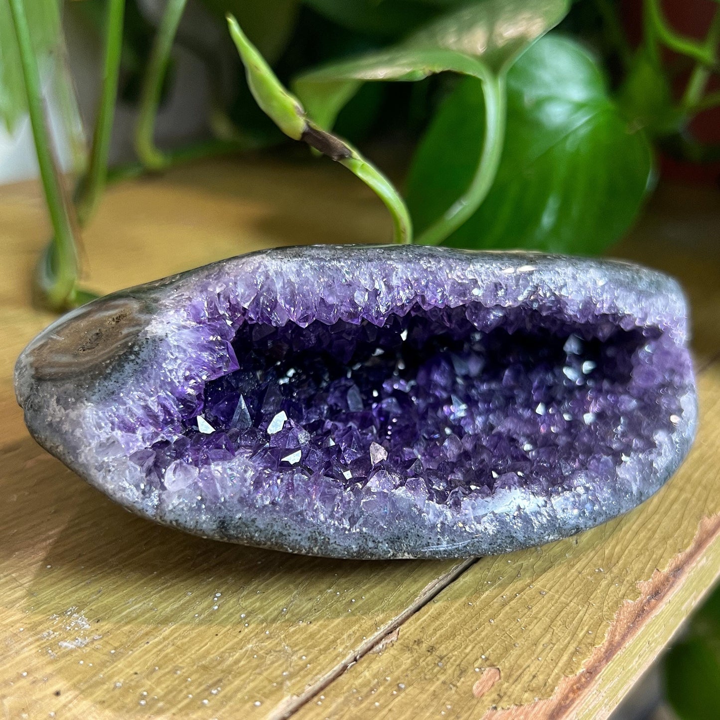 Druzy Amethyst Agate Cave