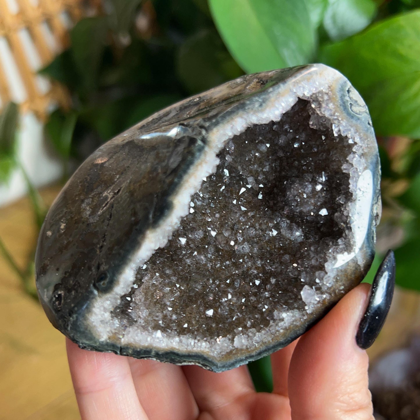 Druzy Amethyst Jasper Cave
