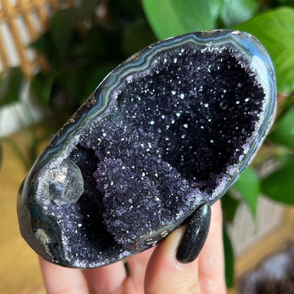 Druzy Amethyst Agate Cave