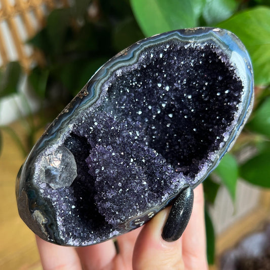 Druzy Amethyst Agate Cave