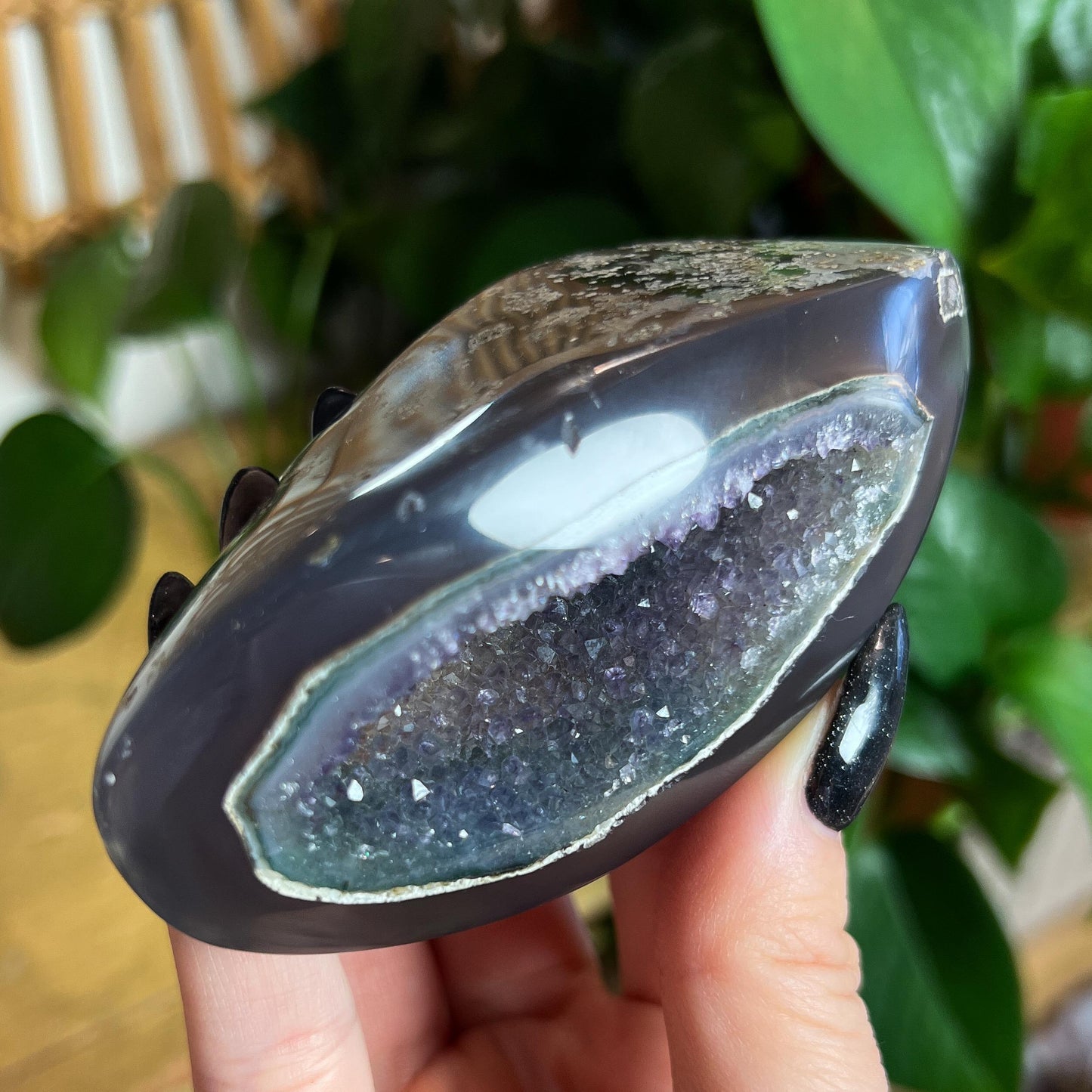 Druzy Amethyst Agate Cave