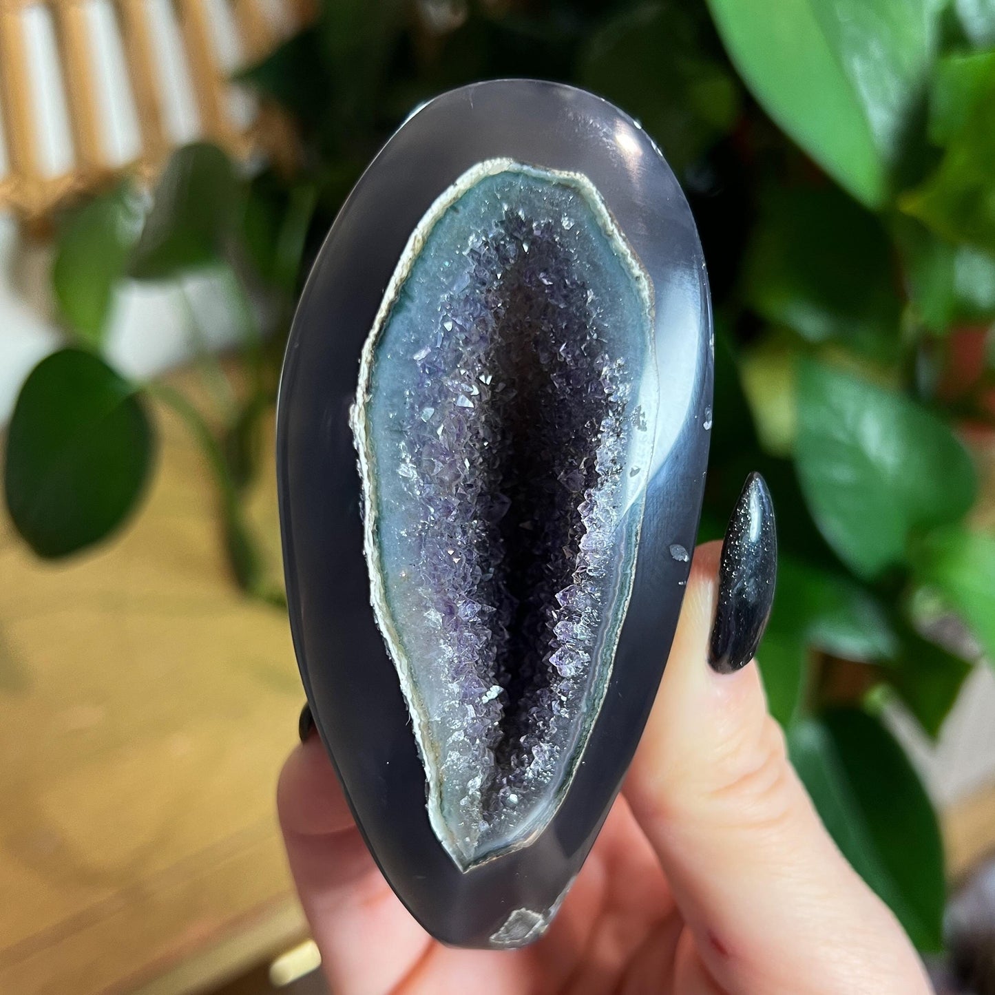 Druzy Amethyst Agate Cave