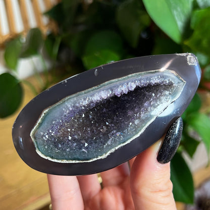 Druzy Amethyst Agate Cave