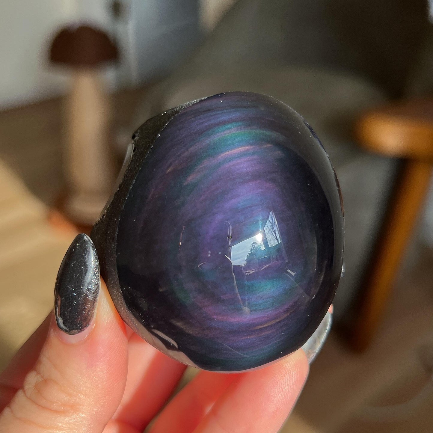Rainbow Obsidian Stone