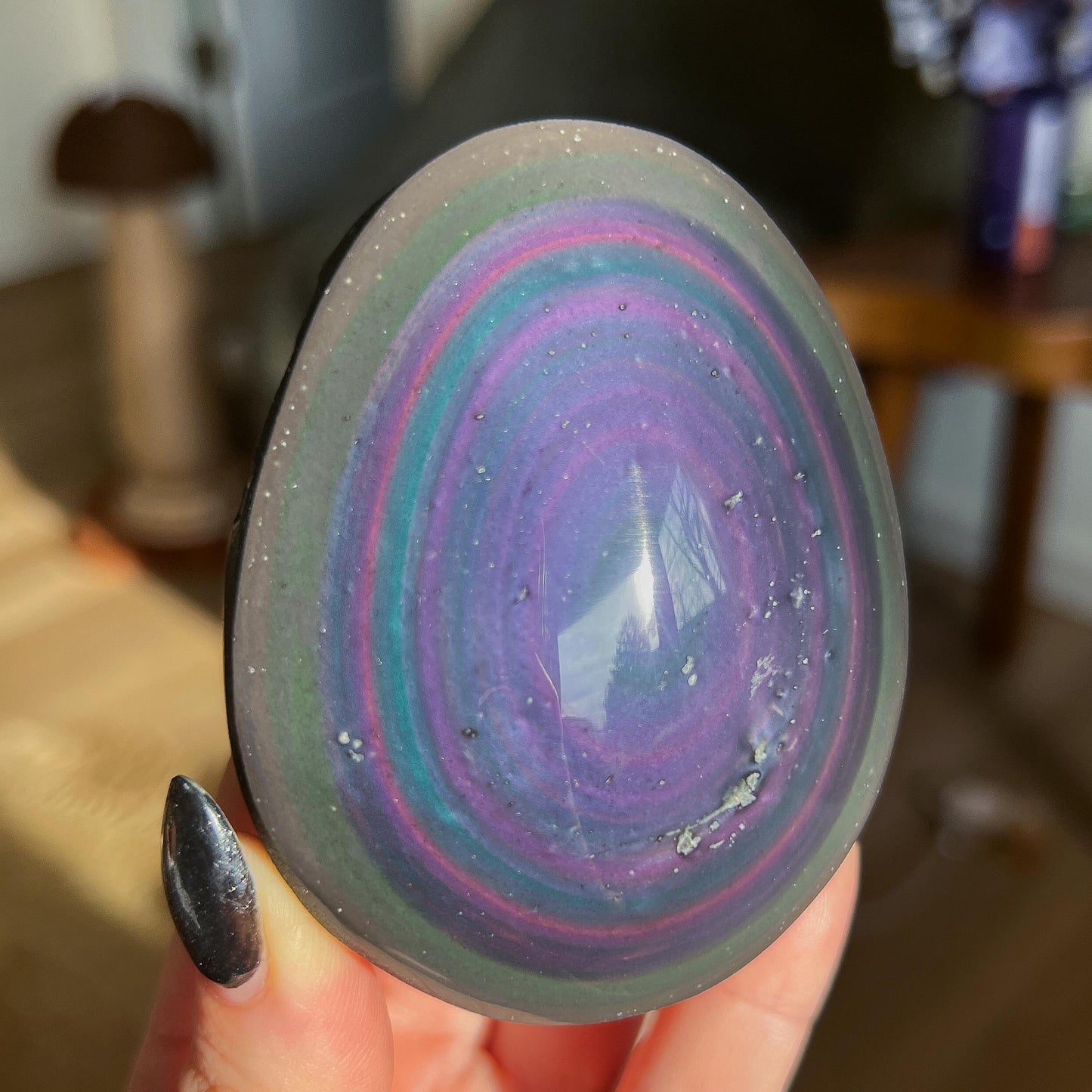 Rainbow Obsidian Stone