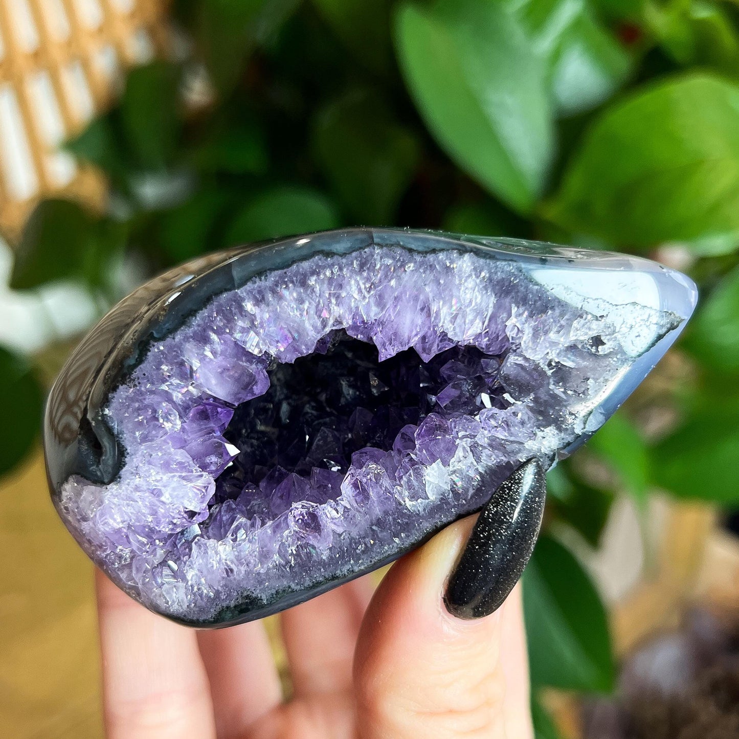 Druzy Amethyst Agate Cave