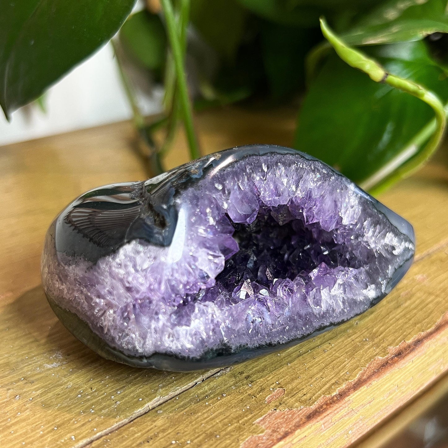 Druzy Amethyst Agate Cave