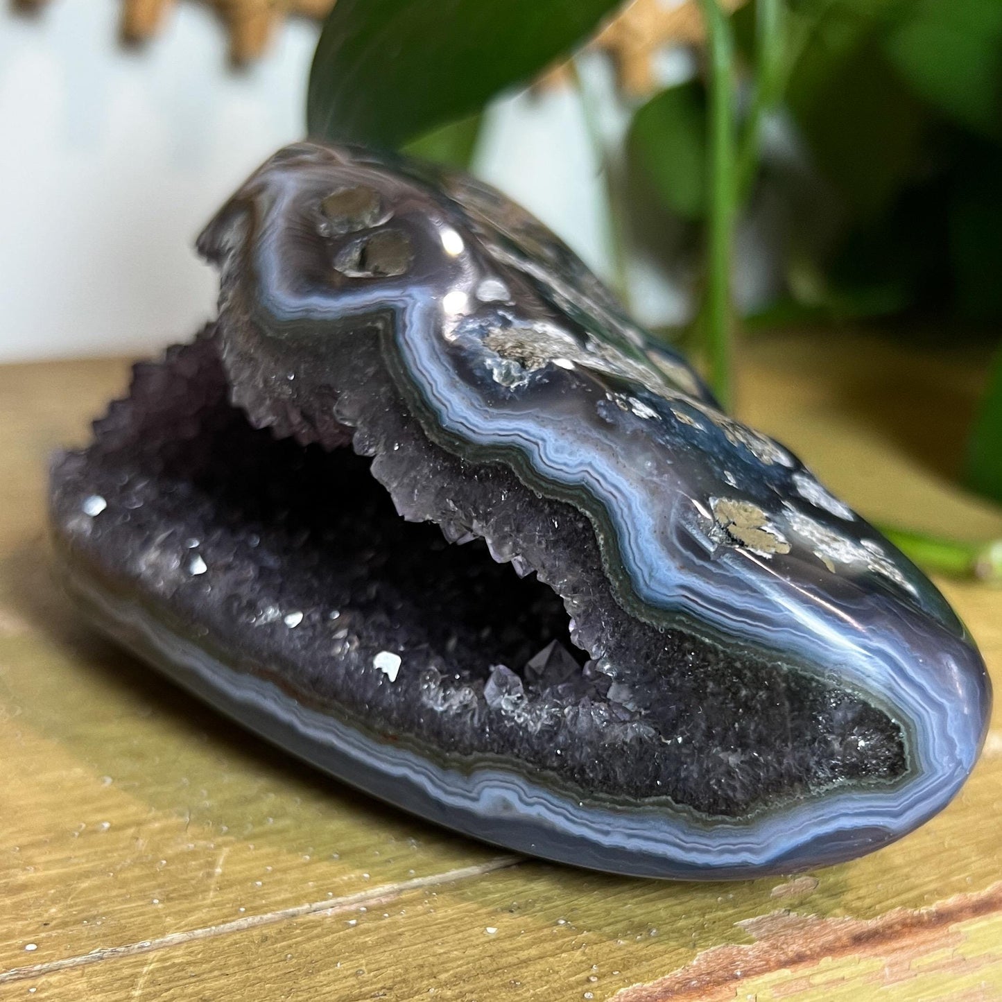 Druzy Amethyst Agate Cave