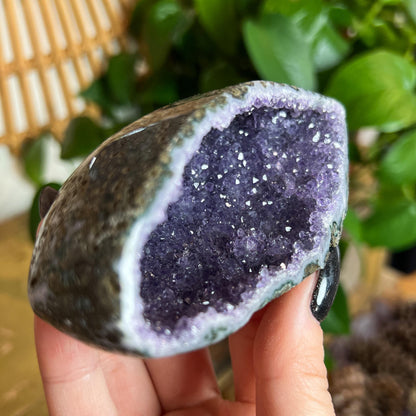 Druzy Amethyst Agate Cave
