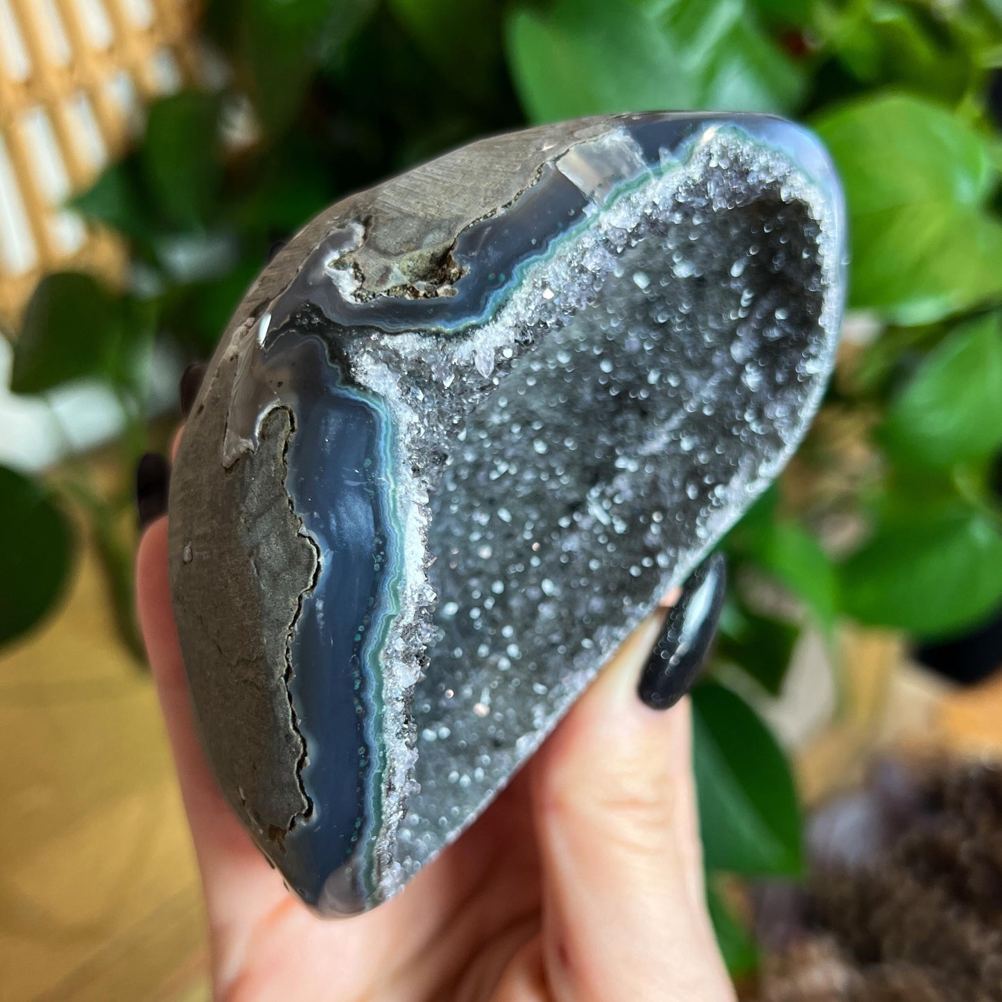 Black Galaxy Amethyst Cave