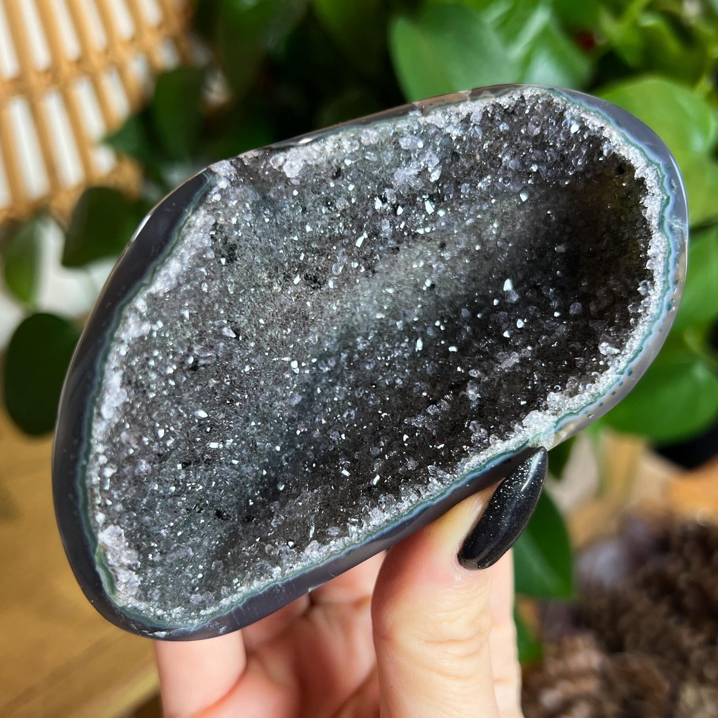 Black Galaxy Amethyst Cave