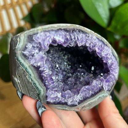 Amethyst Pink Jasper Cave